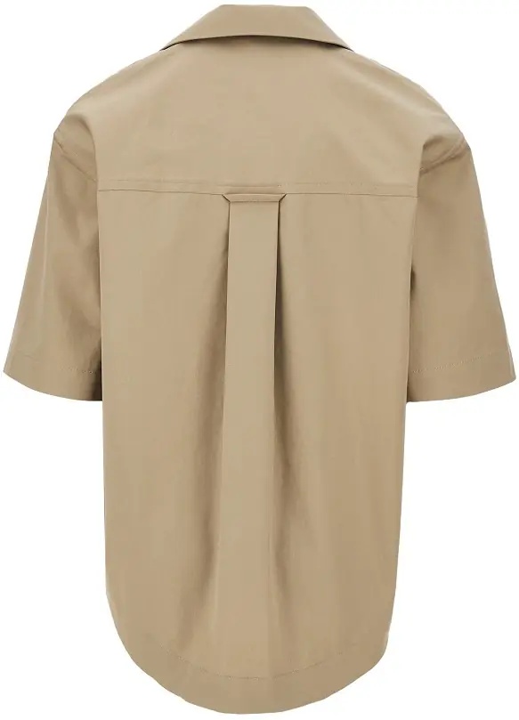 Camasa Cotton gabardine bowling shirt - Img 3