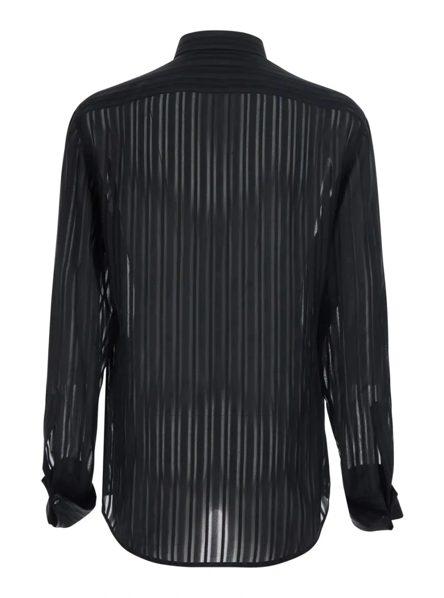 Camasa Gucci neagra din matase - Img 2