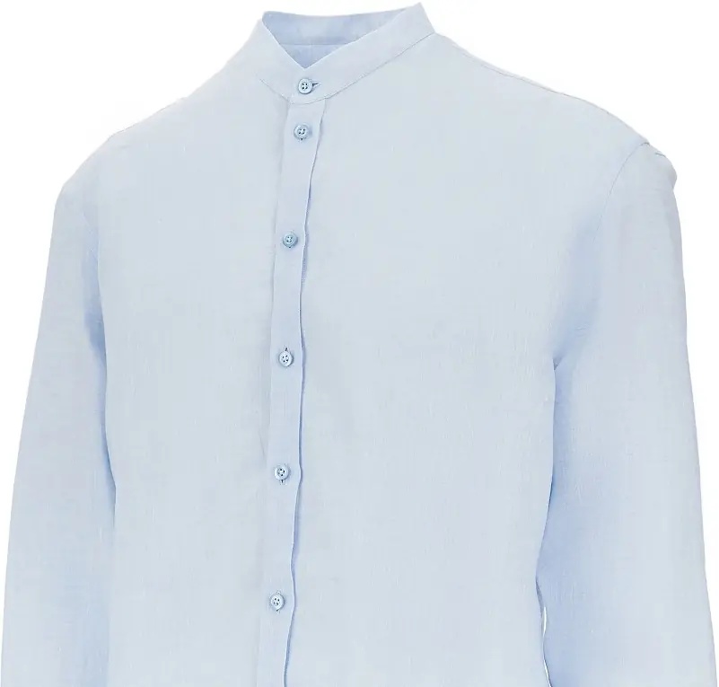 Camasa Guru collar linen shirt - Img 2