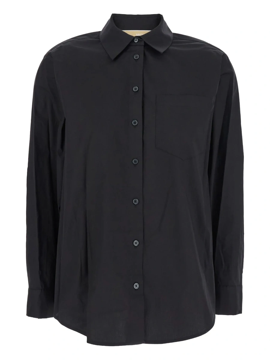 Camasa Michael Kors neagra din bumbac - Img 6