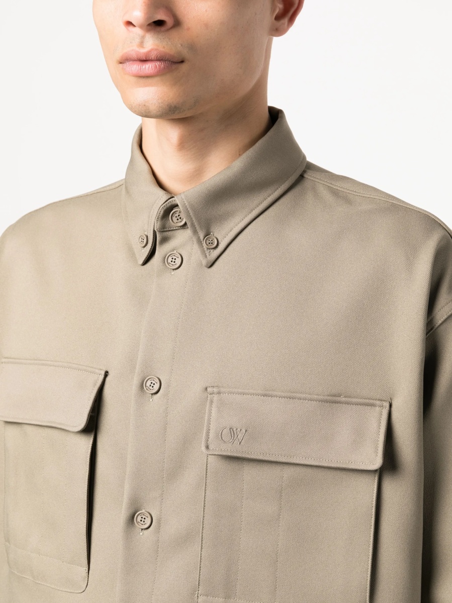 Camasa Off-White verde - Img 5