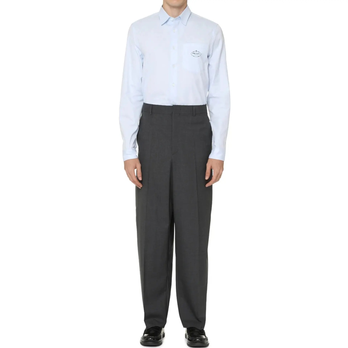 Camasa Prada Oxford Cotton Shirt - Img 2