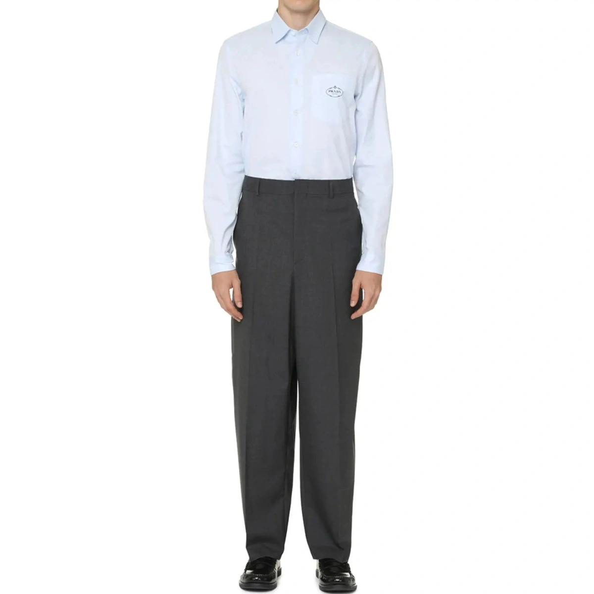 Camasa Prada Oxford Cotton Shirt - Img 2