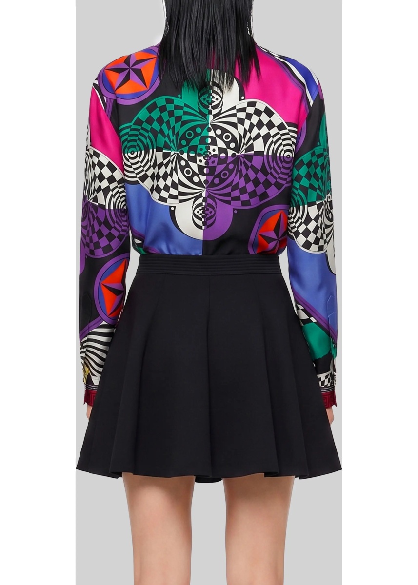 Camasa Printed Silk Twill Shirt - Img 3