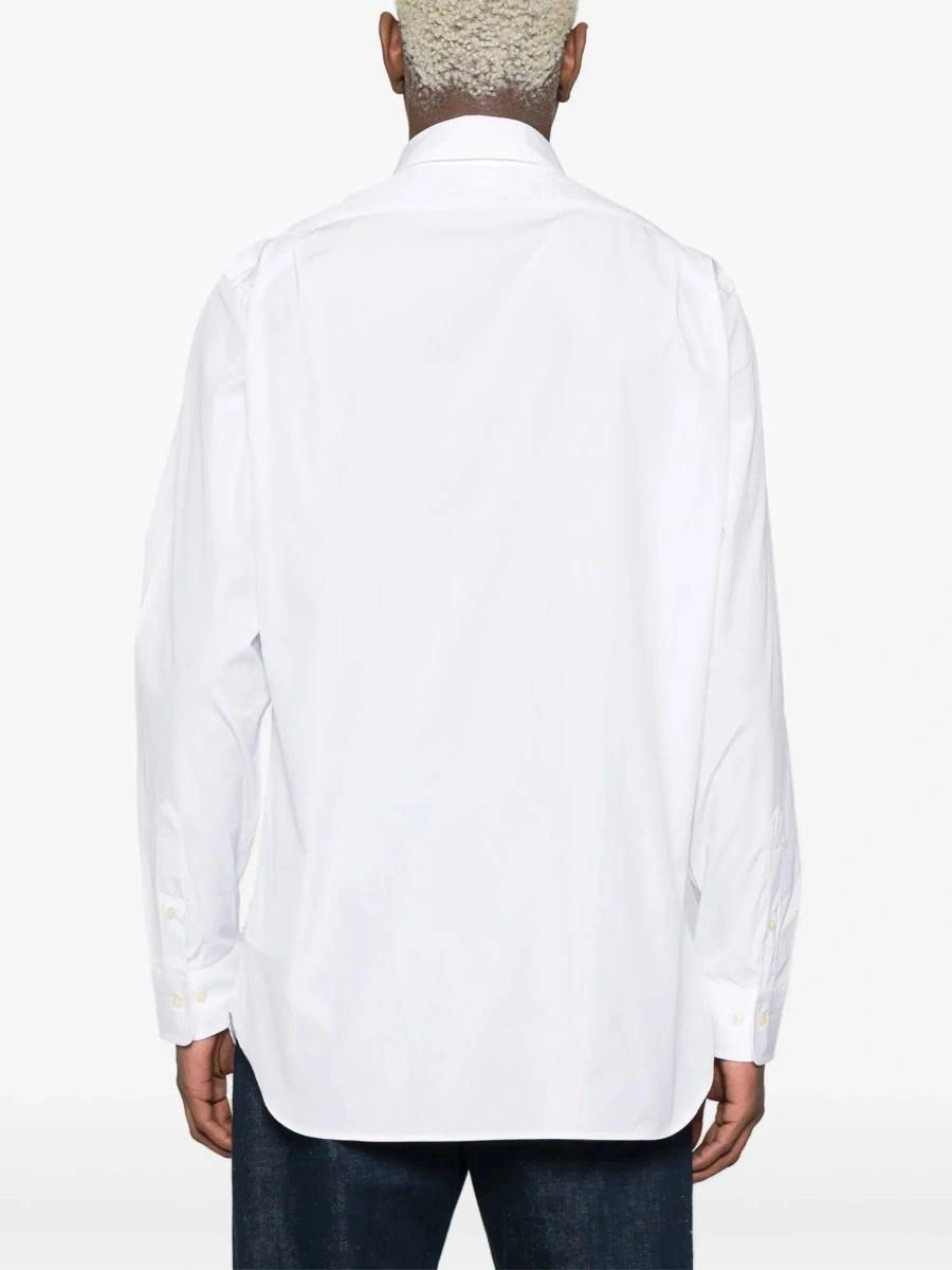 Camasa Ralph Lauren alba din bumbac 'Custom Fit' - Img 6