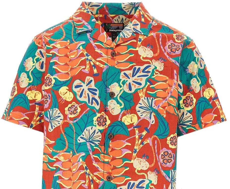 Camasa 'Tidal Threads' printed cotton shirt - Img 2
