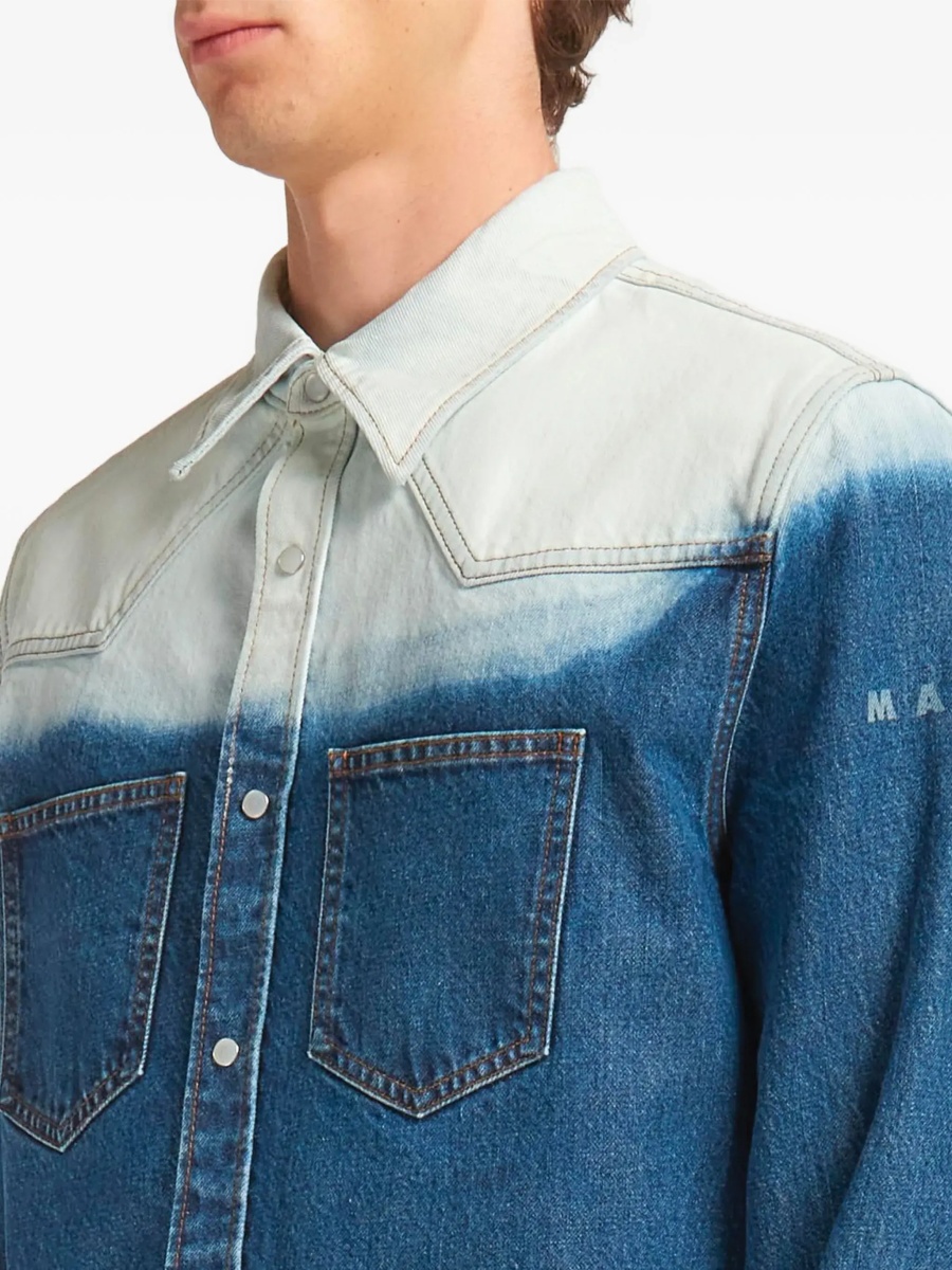 Camasi Dip-dye denim Shirt - Img 5