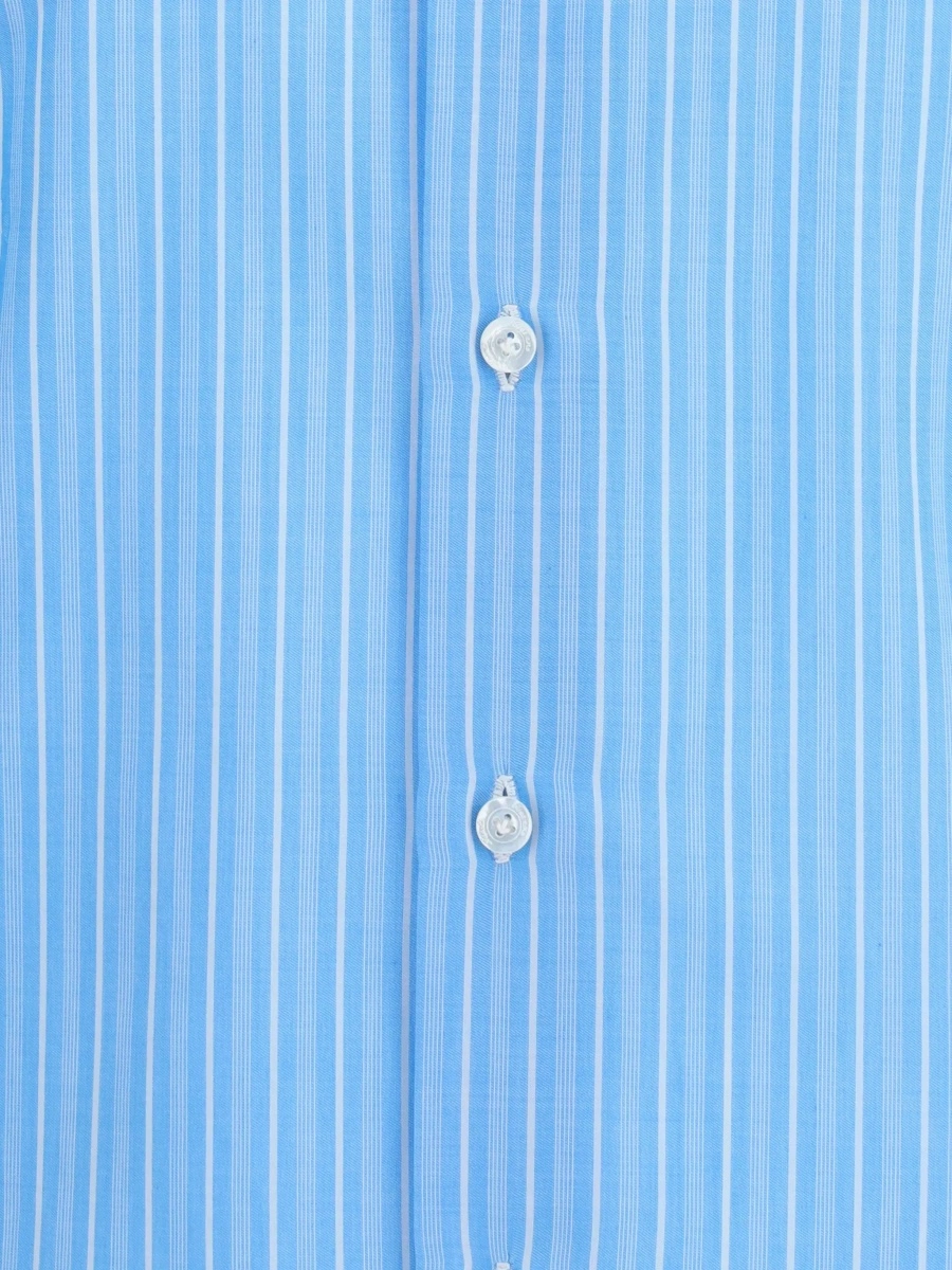 Camasi Regular 170 a due striped shirt in Egyptian cotton - Img 5