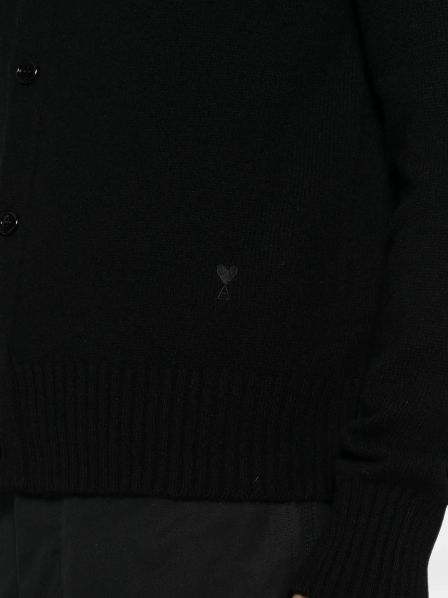 Cardigan AMI Paris ami de coeur negru - Img 5