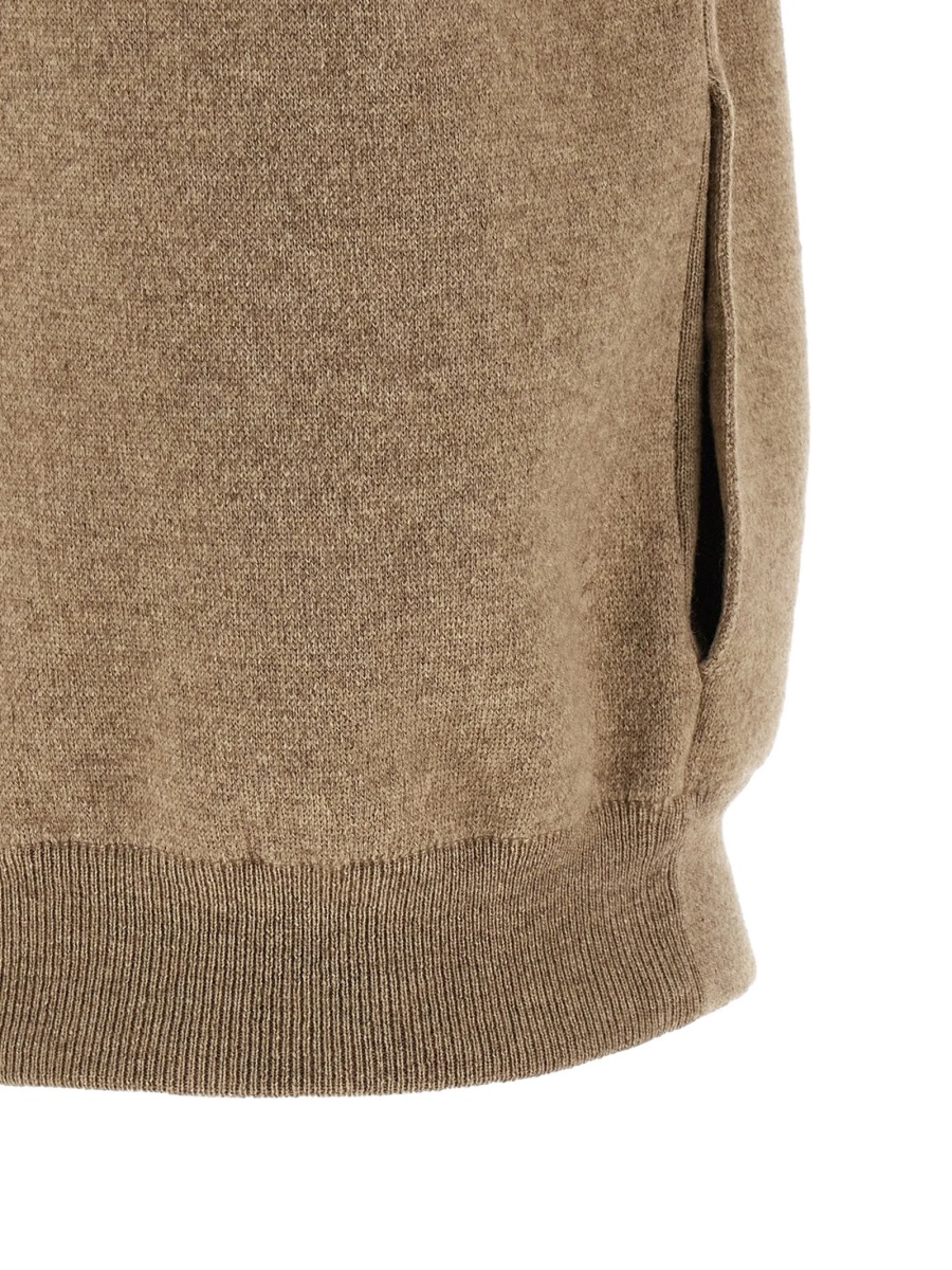 Cardigan Brunello Cucinelli neutru - Img 4