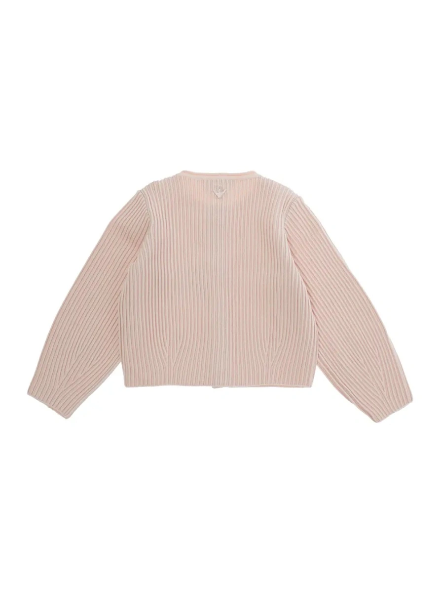 Cardigan EMPORIO ARMANI KIDS roz din lana - Img 2
