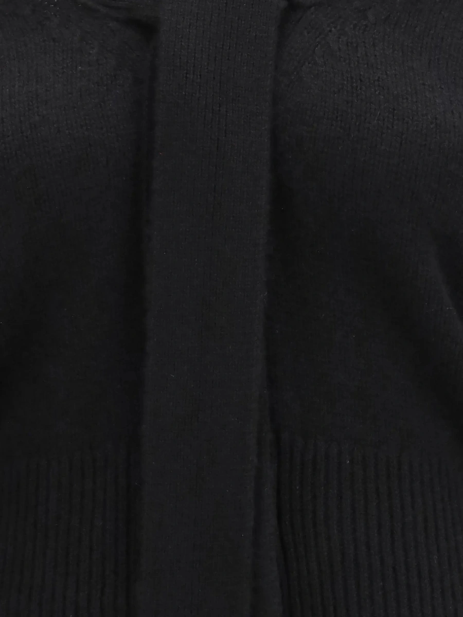 Cardigan Ermanno Scervino negru din casmir - Img 5