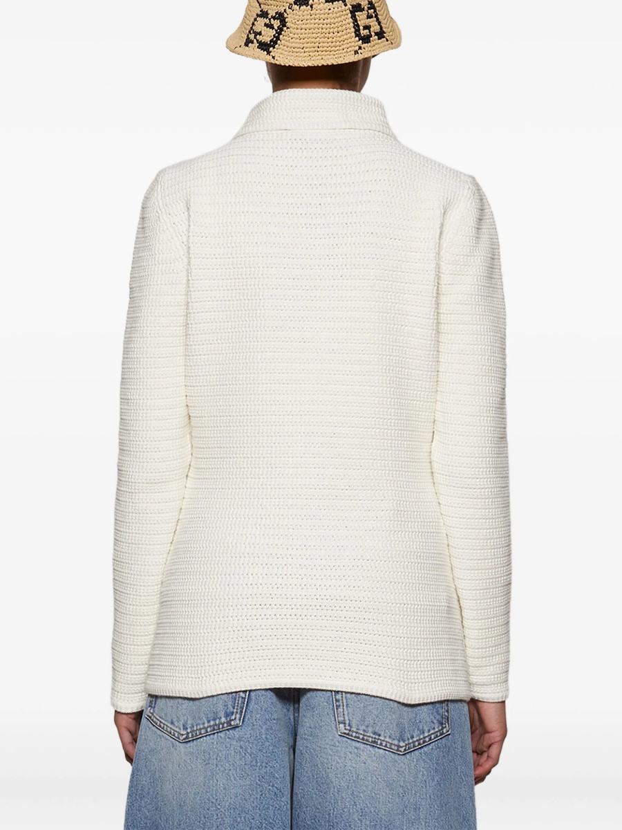 Cardigan Gucci alb - Img 5