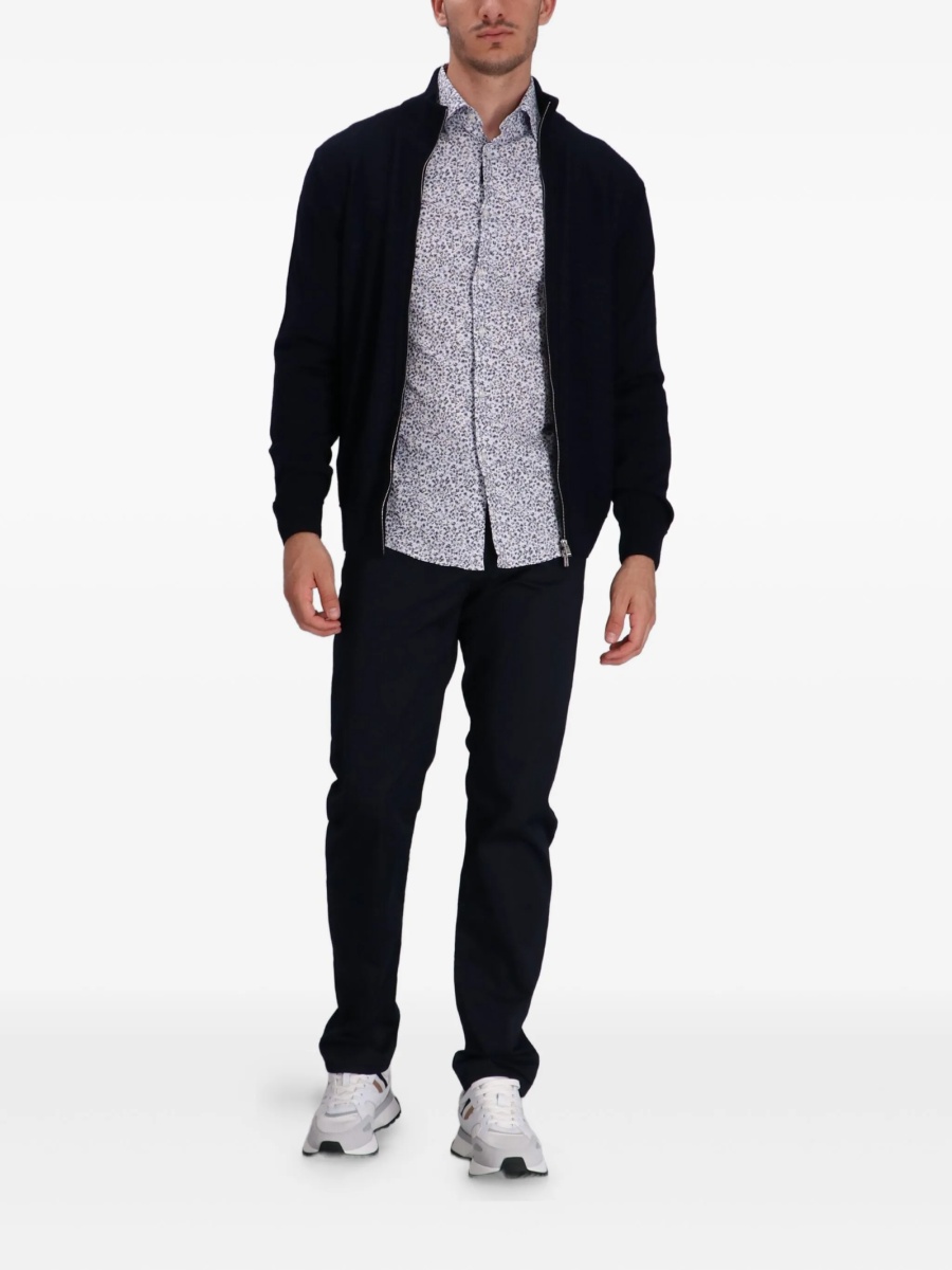 Cardigan Hugo Boss albastru - Img 2