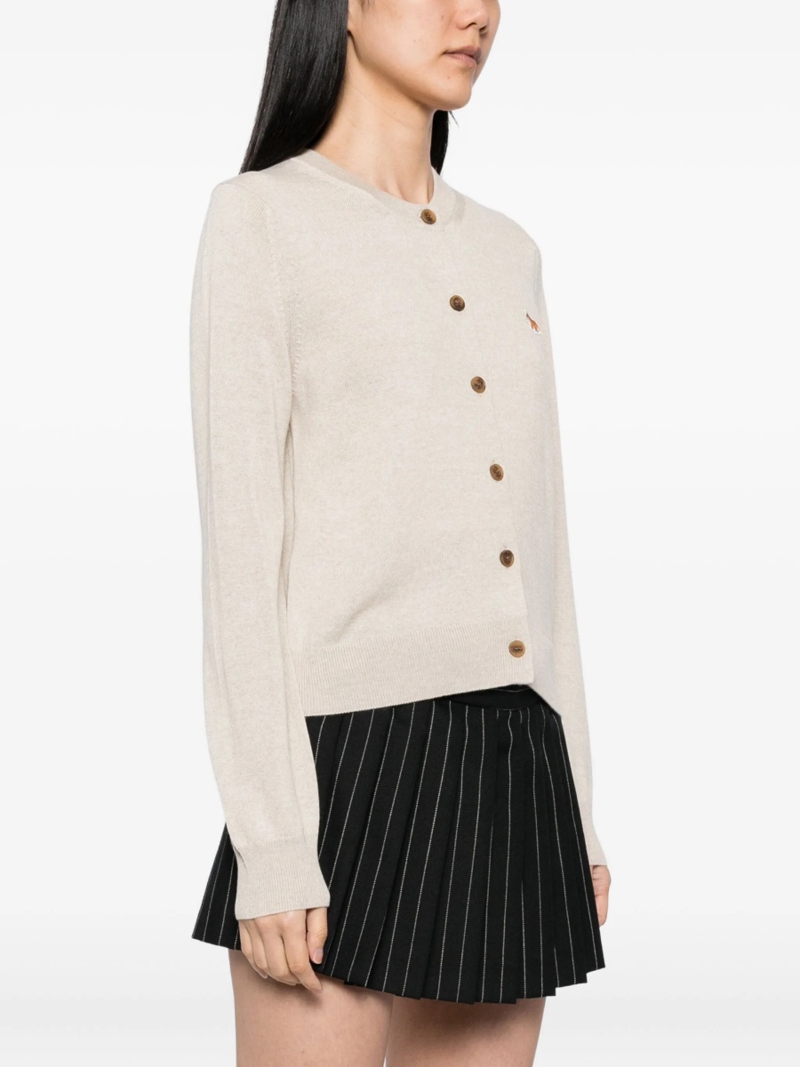Cardigan MAISON KITSUNÉ neutru - Img 3