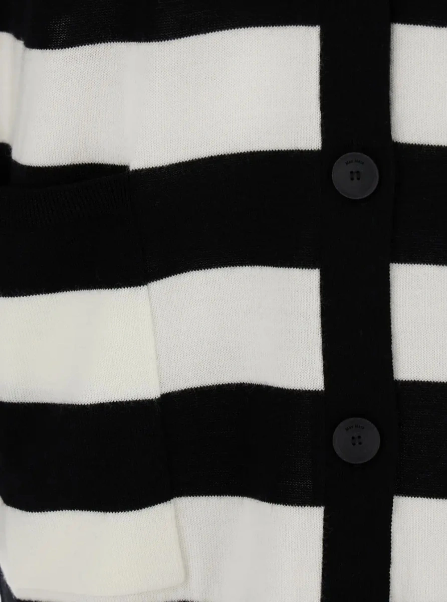 Cardigan Max Mara alb din lana - Img 3