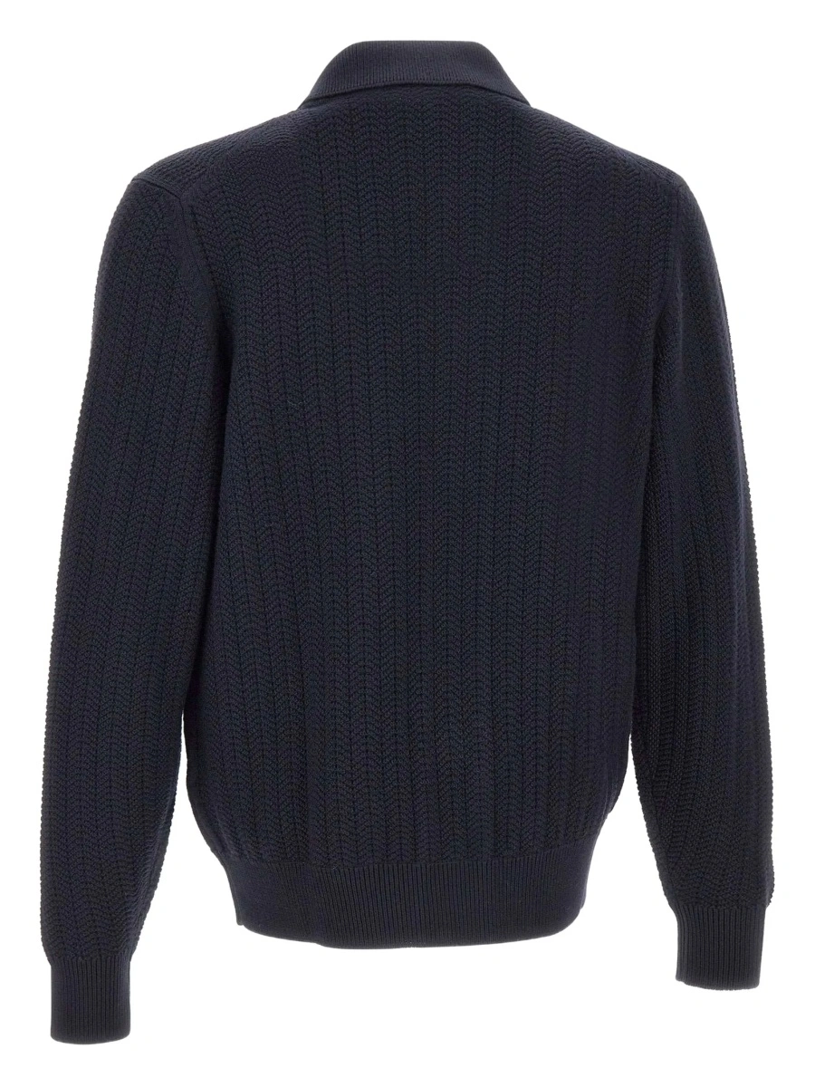 Cardigan PHI BY FILIPPO DE LAURENTIIS albastru - Img 2