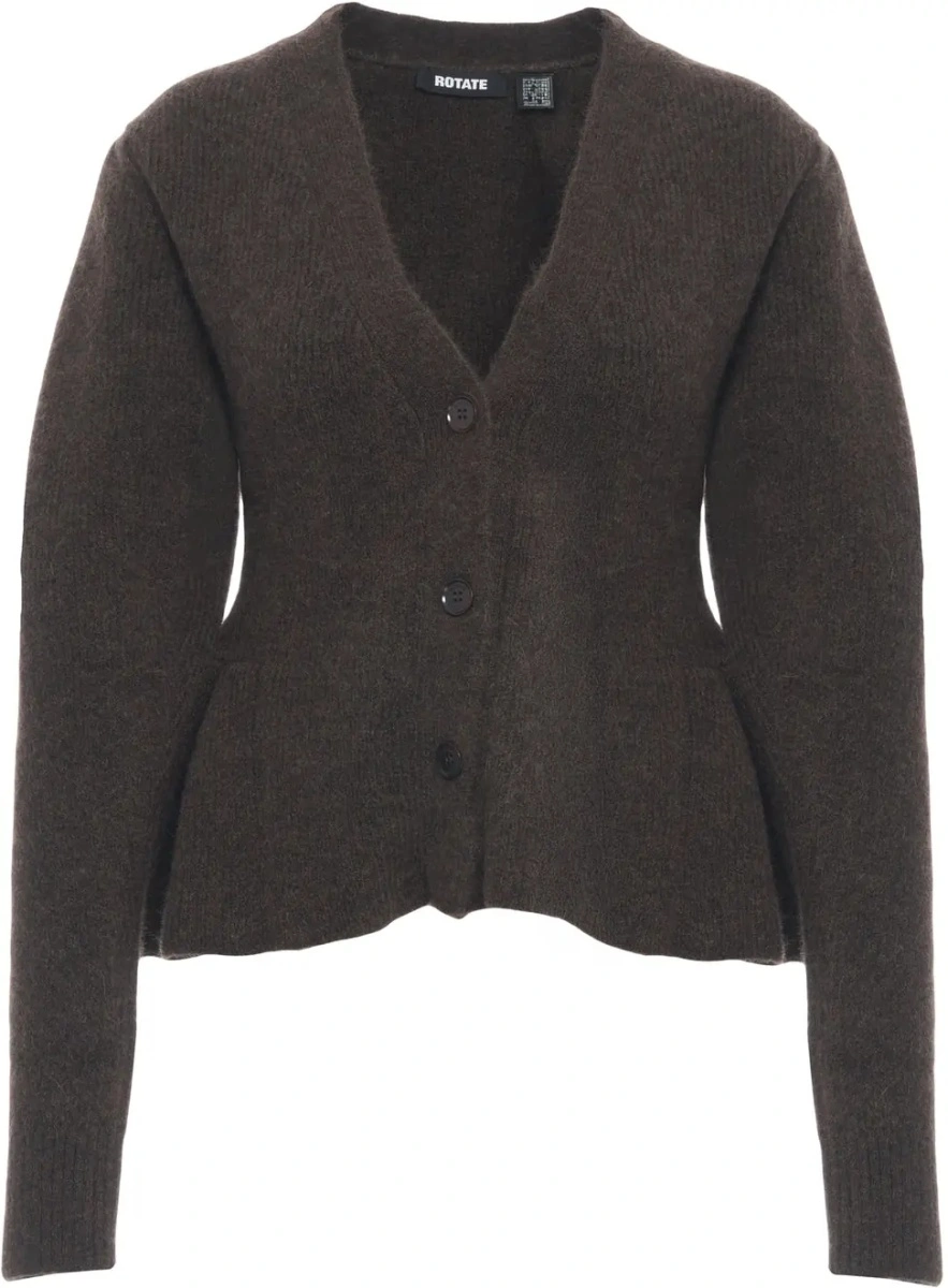 Cardigan ROTATE Birger Christensen maro 'Pivot' - Img 2