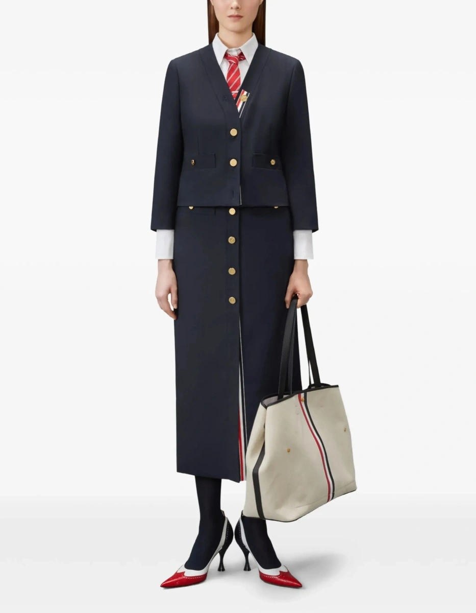 Cardigan Thom Browne albastru - Img 4