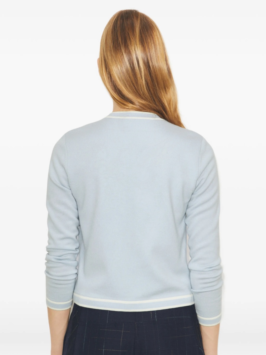 Cardigan Tory Burch albastru - Img 5