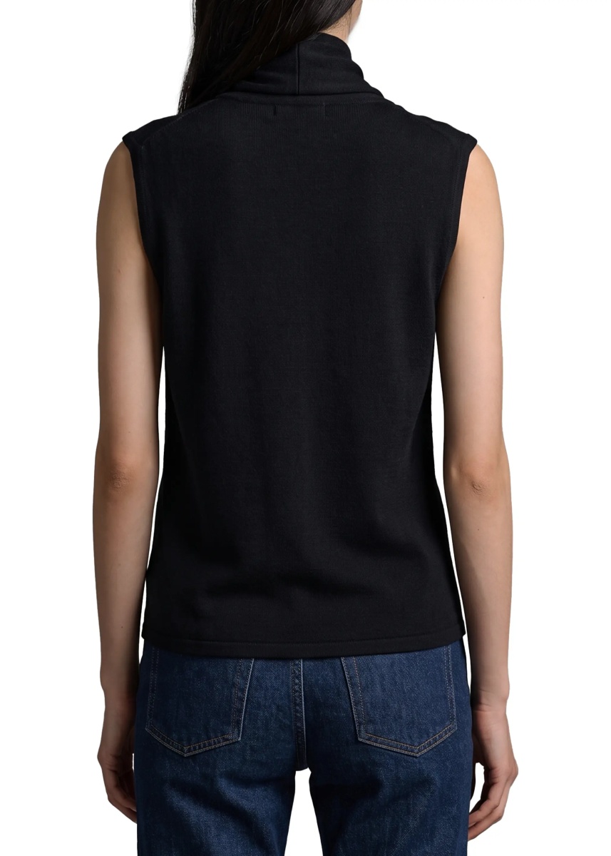 Cardigane Asymmetrical Cardigan In Merino Wool Blend - Img 3