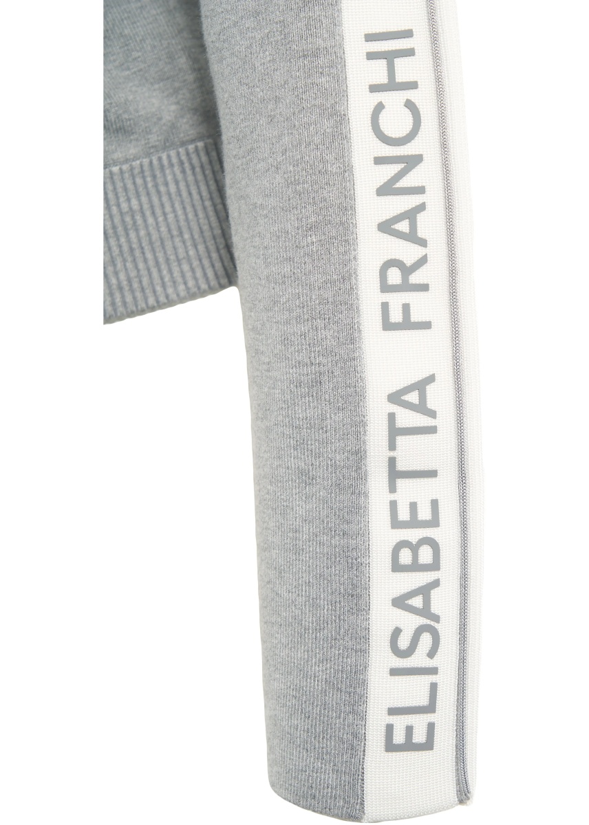 Cardigane Hooded cardigan with logo detail - Img 4