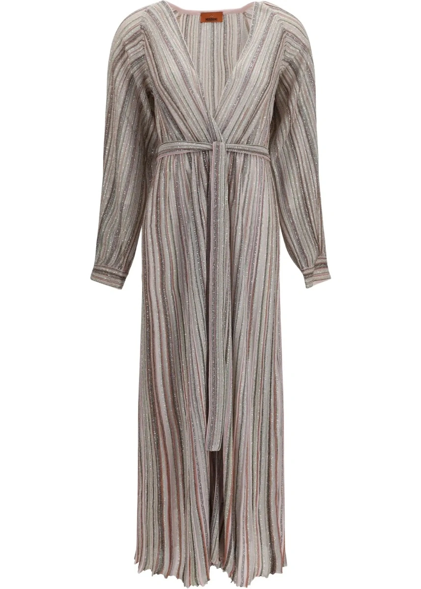 Cardigane Long sequin Cardigan Dress - Img 4