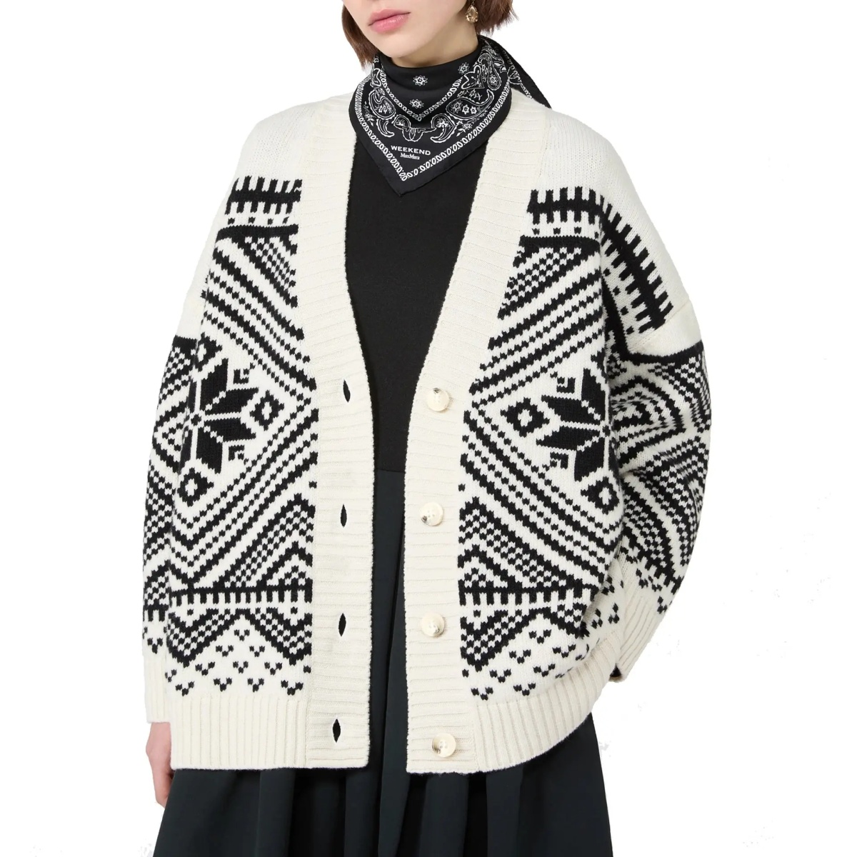 Cardigane Max Mara Weekend Belgio Wool Cardigan - Img 2
