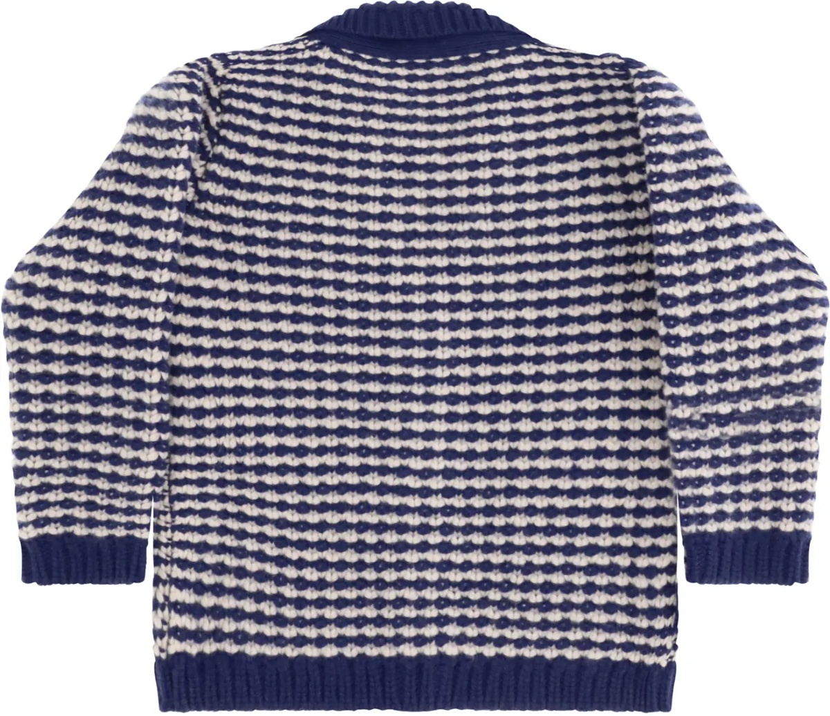 Cardigane Striped wool Cardigan with Mr. Happy for Boy - Img 2