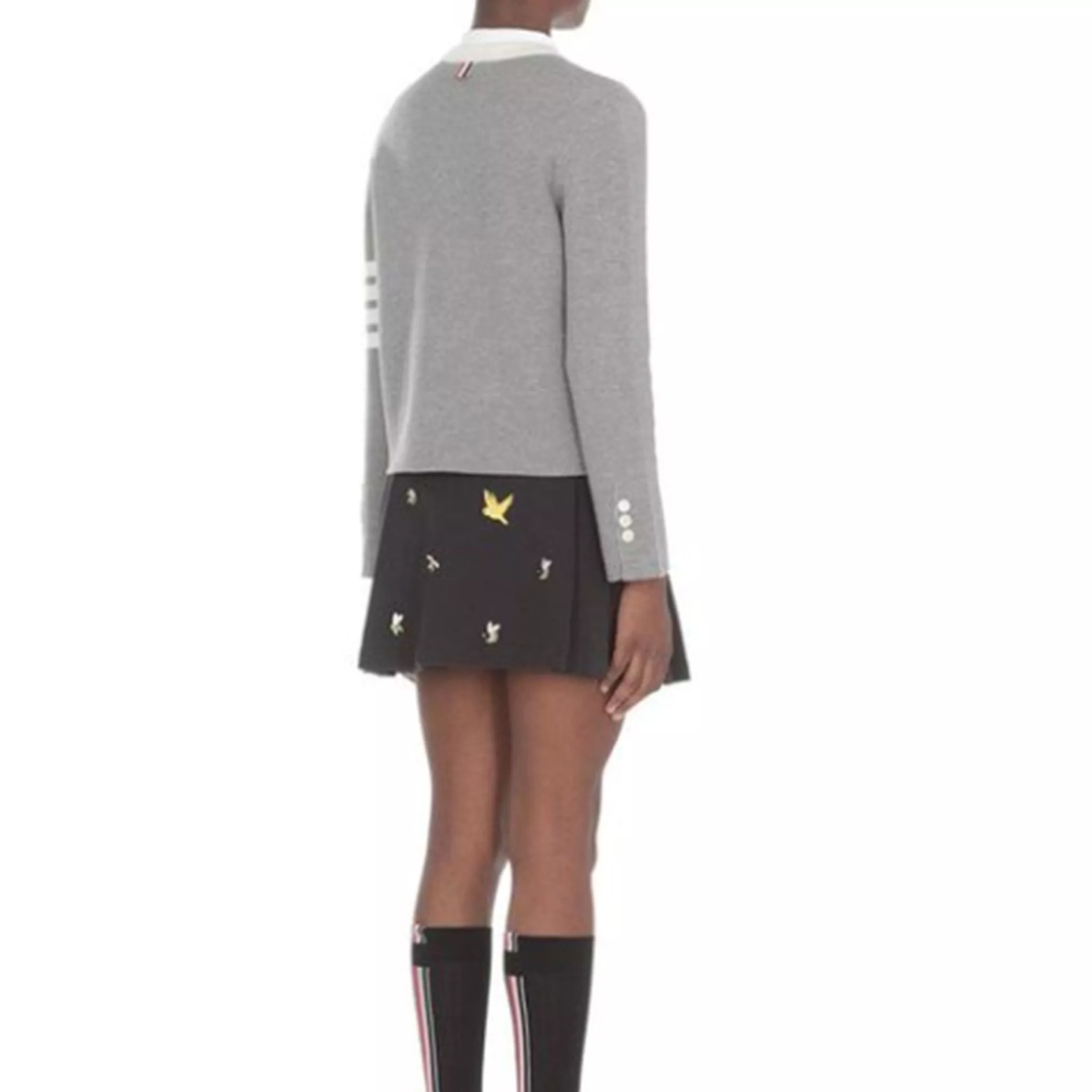 Cardigane Thom Browne 4- Bar Wool Cardigan - Img 3