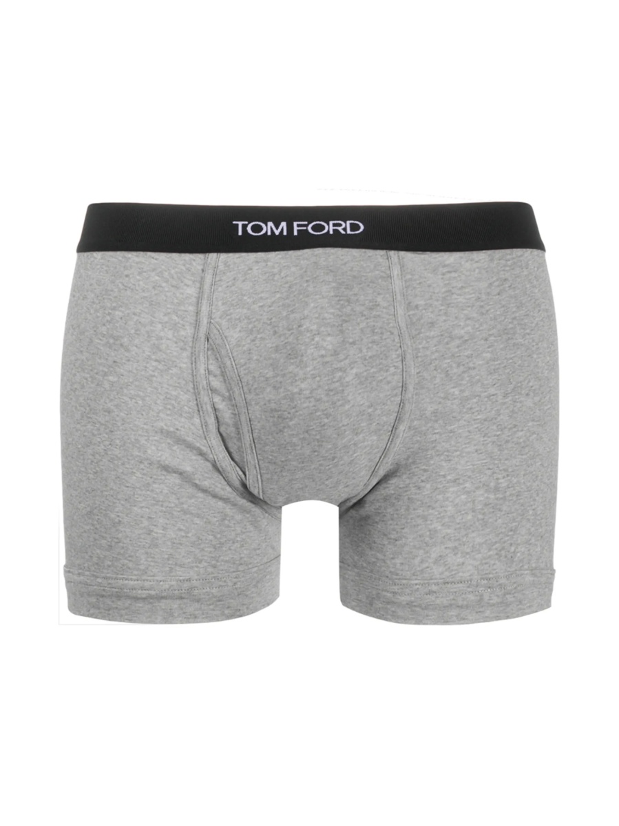 Chiloti Tom Ford gri din elastan si bumbac - Img 2