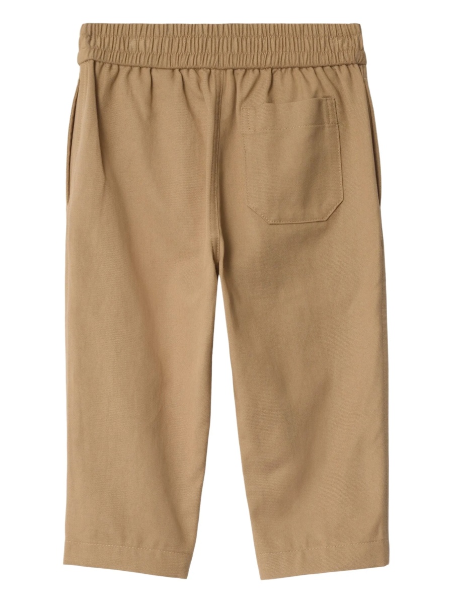 Chinos Burberry neutri din bumbac si lyocell - Img 2
