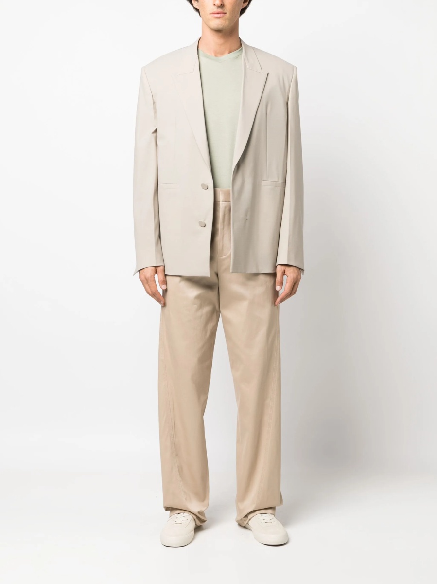 Chinos Lanvin neutri din corn si bumbac - Img 2