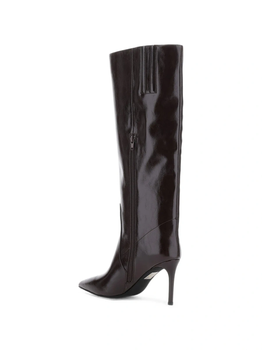 Cizme Jeffrey Campbell maro din piele 'Arsen' - Img 6