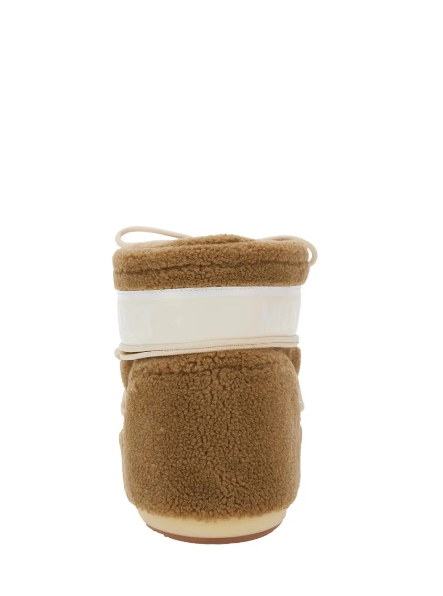 Cizme Moon Boot maro din fleece 'Icon' - Img 4