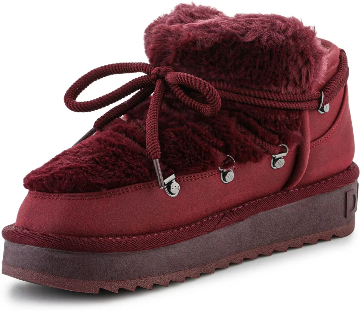 Cizme Nordic TRK Fur Low Burgundy - Img 3