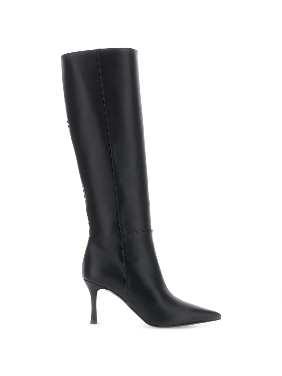 Cizme POLLINI negre din piele - Img 8