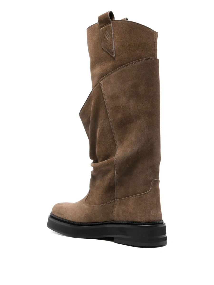 Cizme 'Robin Passeggiata' Brown Boots with Round Toe in Suede for Women - Img 6
