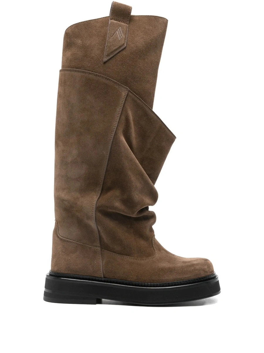 Cizme 'Robin Passeggiata' Brown Boots with Round Toe in Suede for Women - Img 8