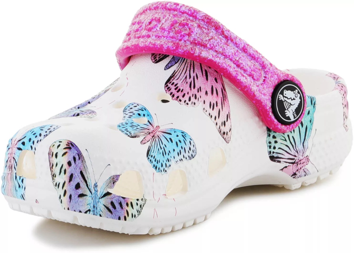 Classic Butterfly Clog T White / Multi 208300 - 94S - Img 3