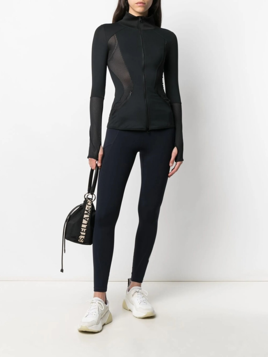 Colanti Stella McCartney albastri din poliamida si elastan - Img 2
