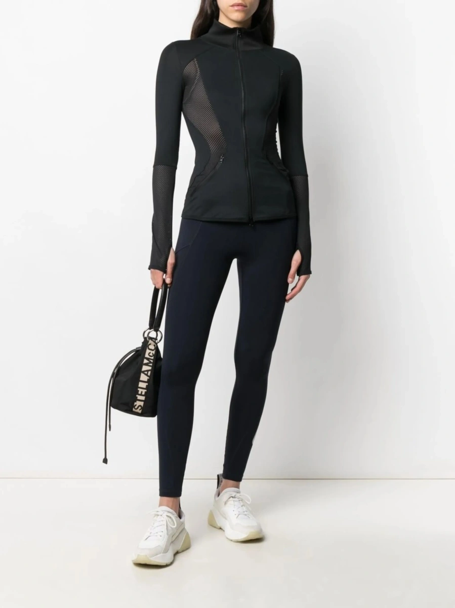 Colanti Stella McCartney albastri din poliamida si elastan - Img 2