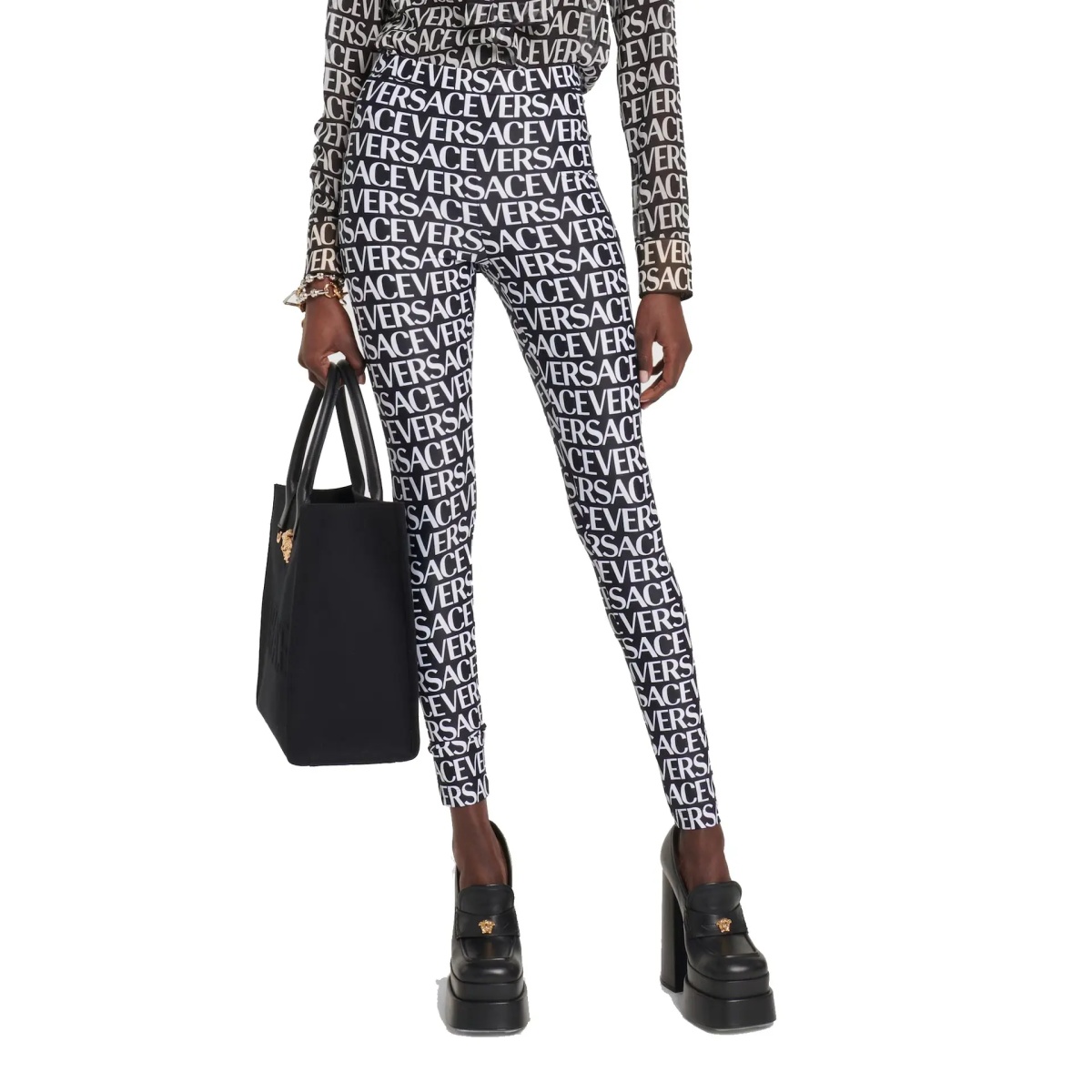 Colanti Versace Logo Leggings - Img 2
