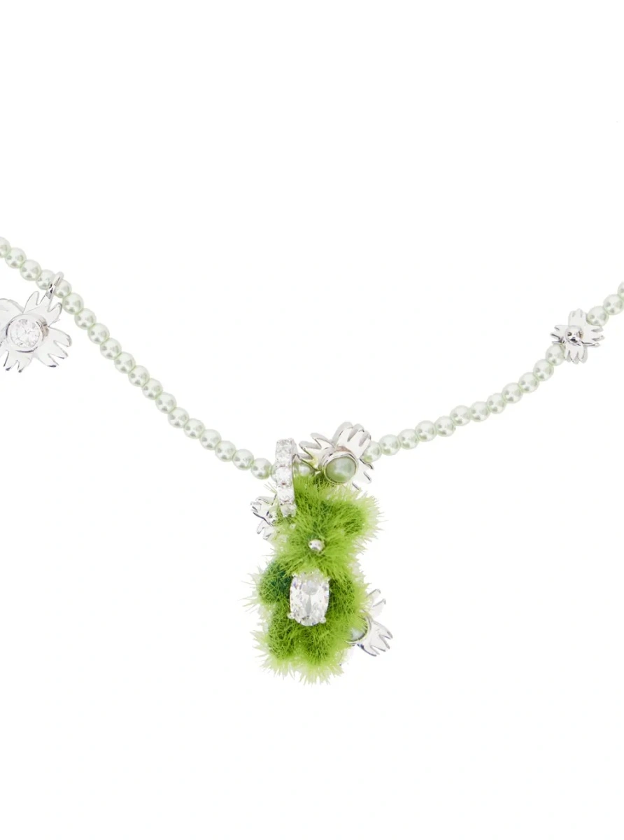 Colier Yvmin verde 'Pearl Garden' - Img 2