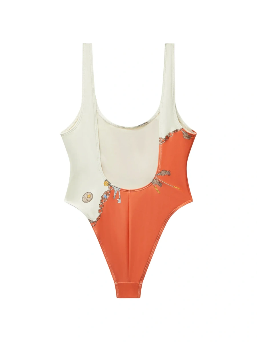 Costum de baie Versace portocaliu - Img 3