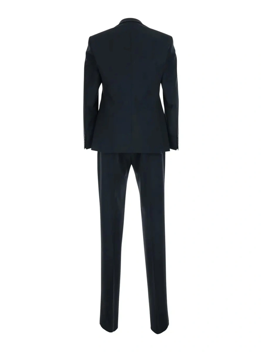 Costum Emporio Armani albastru din lana - Img 2