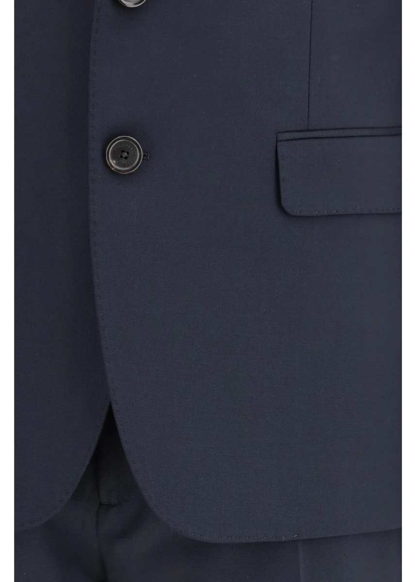 Costum Single-breasted wool-blend Suit - Img 4