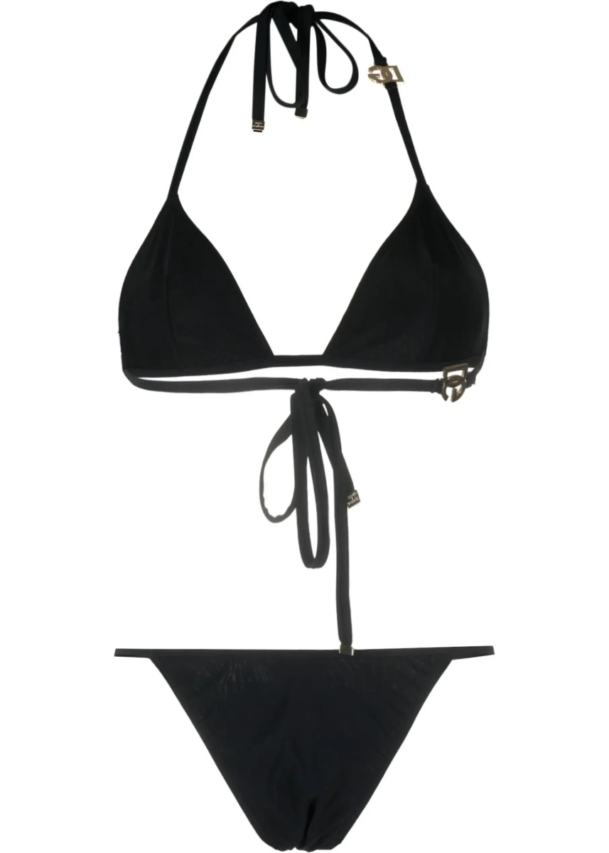 Costume Triangle Bikini with gold plaque - Img 2