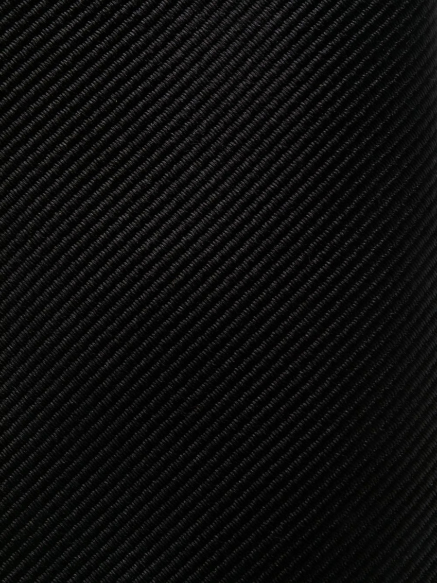 Cravata Saint Laurent neagra din matase - Img 2