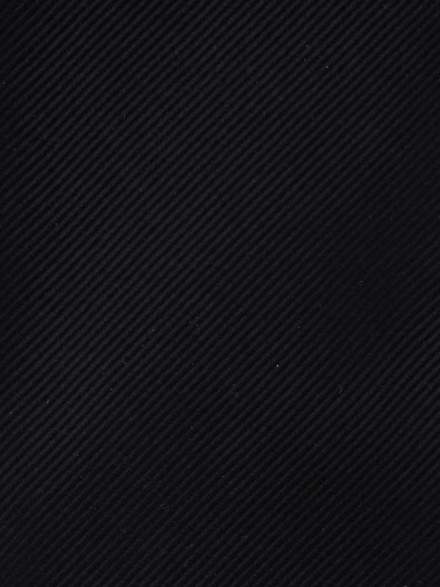 Cravate Black Tie with back knot closure in silk for men - Img 5